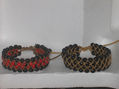 pulsera tejida con semillas huayruro