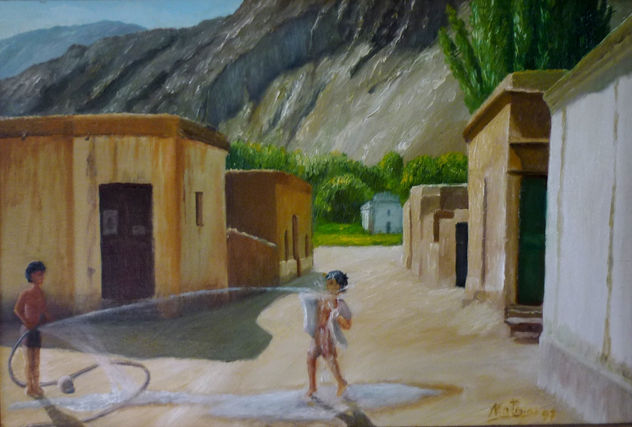 Juego de niños en Purmamarca