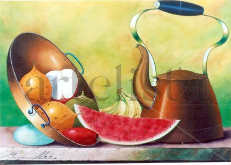 Bodegon con tetera