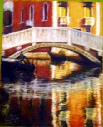 Venezia Pastel Papel Paisaje