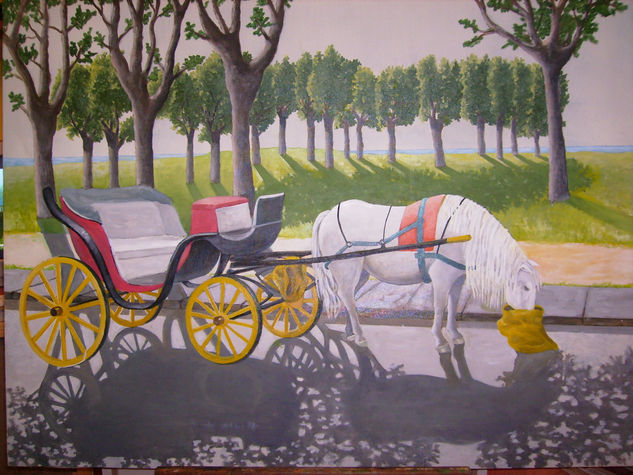 Coche,Victoria Oil Canvas Landscaping