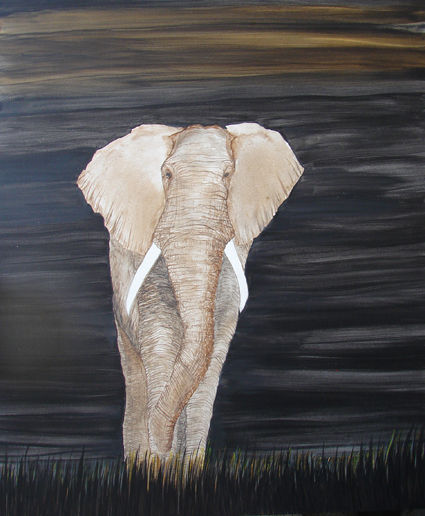 Elefante Oil Canvas Landscaping