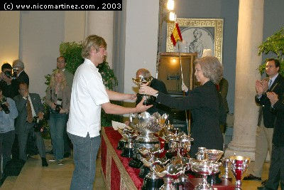 2003 - (2) PRIZE GIVING PRINCESS SOFÍA TROPHY 2003 - 10 