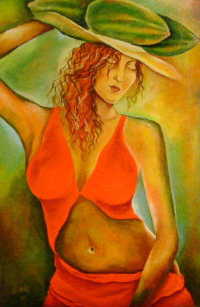 la reina Acrylic Canvas Figure Painting