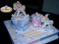 tarta de bautismo
