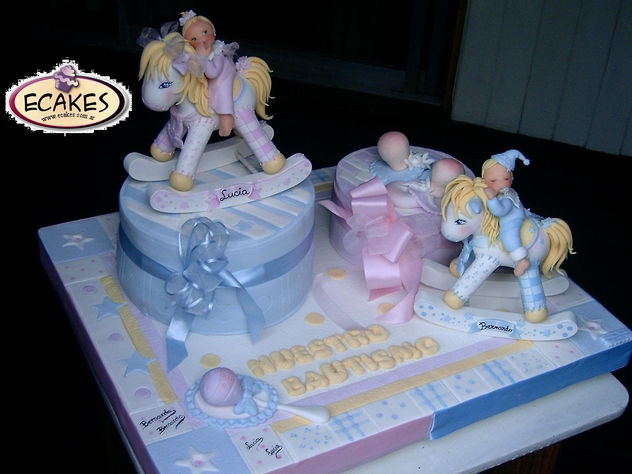 tarta de bautismo