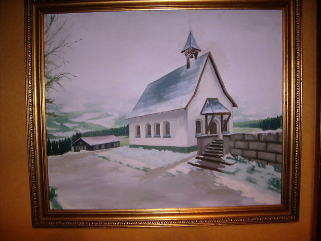 Capilla Oil Canvas Landscaping