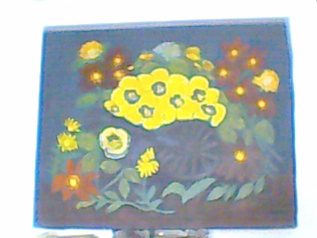 Flores Oil Textile Floral Painting