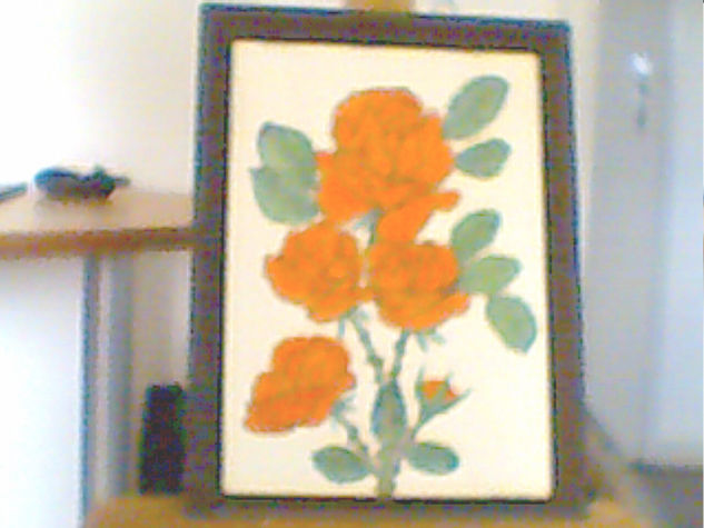 Flores Ink Paper Floral Painting