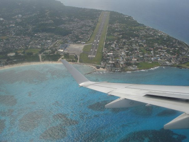 Avión y mar 