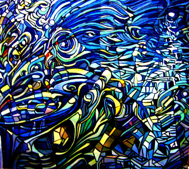 Movimiento -12- Mecánica Oil Canvas Others