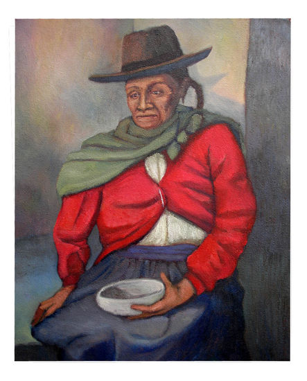 mamacha Oil Canvas Figure Painting