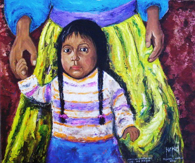 La Niña de Mariana Óleo Lienzo Retrato