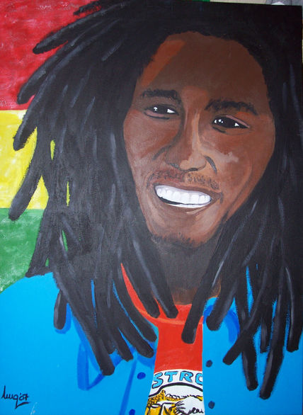 Retrato Bob Marley