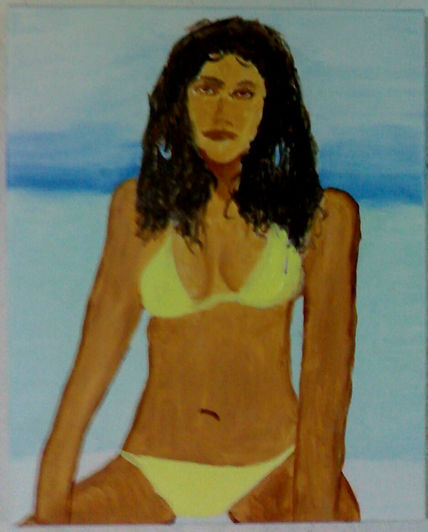 Joven en la playa