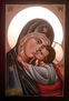 MotheMother of God-Madonna with Christ 36 x 24 cm egg tempera on wood