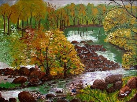 Crece el Suquia Oil Canvas Landscaping