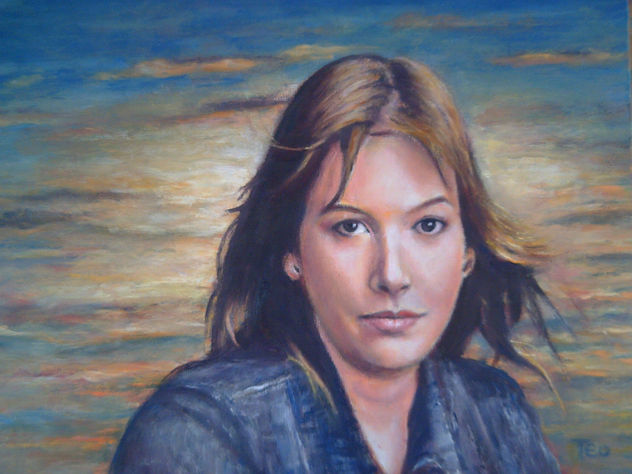 Irene, retrato de cantante (atardeceres rotos)