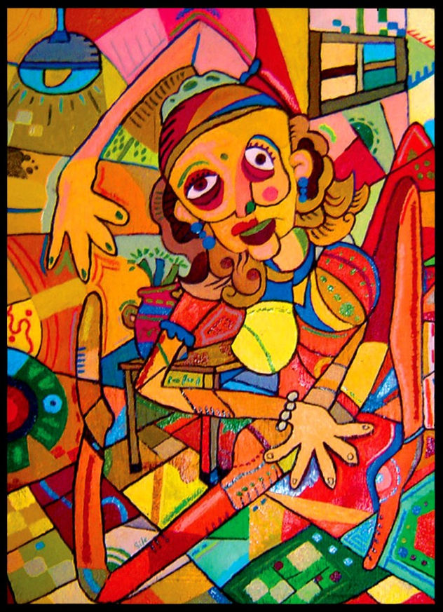 mujer contorcionista