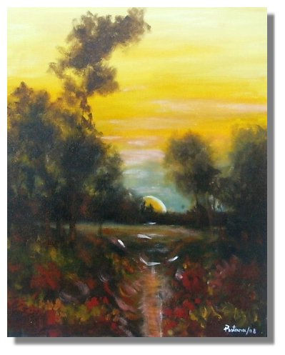 Paisaje IV Oil Canvas Landscaping