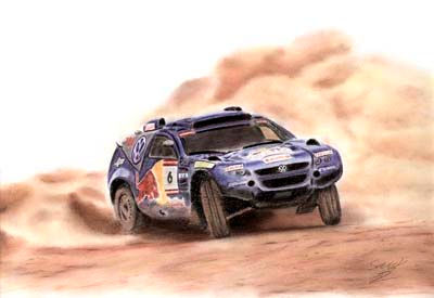 Carlos Sainz 2007 Mixed Media