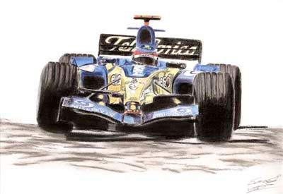 Fernando Alonso Mixed Media