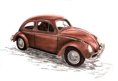 Volkswagen Escarabajo Pastel Papel Otros