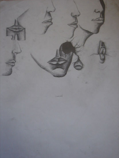 "ESTUDIO DE SEMI ROSTROS" Graphite