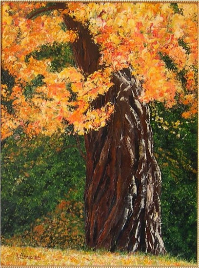 Otoño Oil Canvas Landscaping