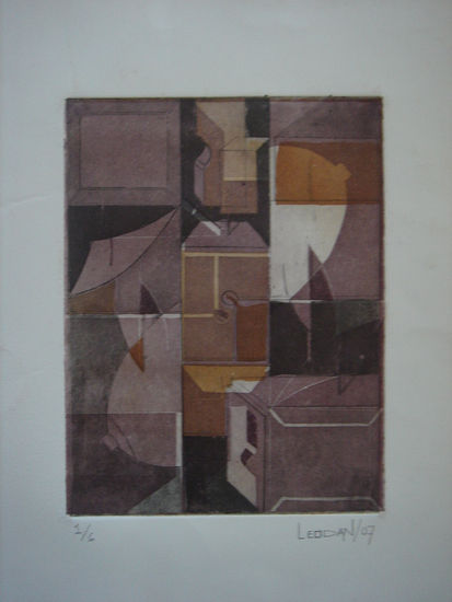 "DISLEXIA DE FORMAS" Etching Process