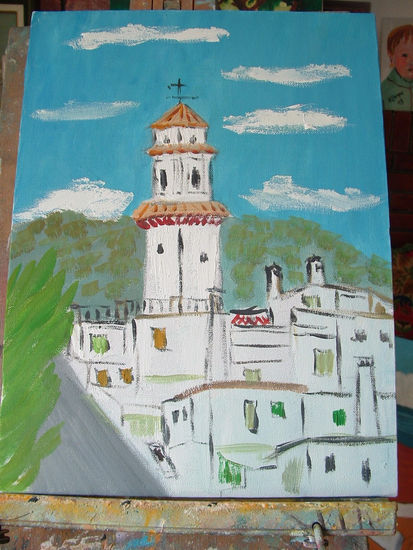 Pitres Alpujarra Oil Canvas Landscaping