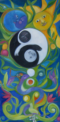 Tree of life Ying Yang