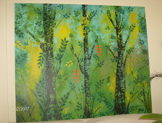 Forest I Mixed media Canvas Landscaping