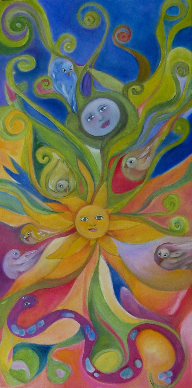 tree of life shining sun