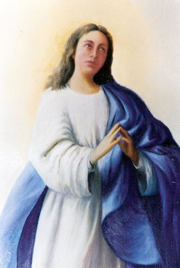 Inmaculada Concepción (detalle) Oil Canvas Figure Painting