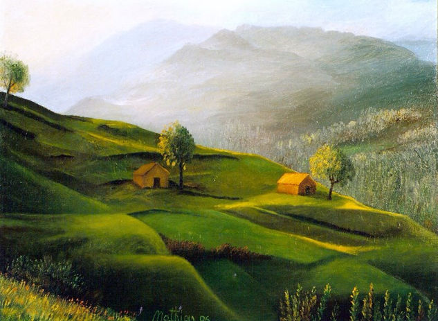 Paisaje Salteño Oil Canvas Landscaping