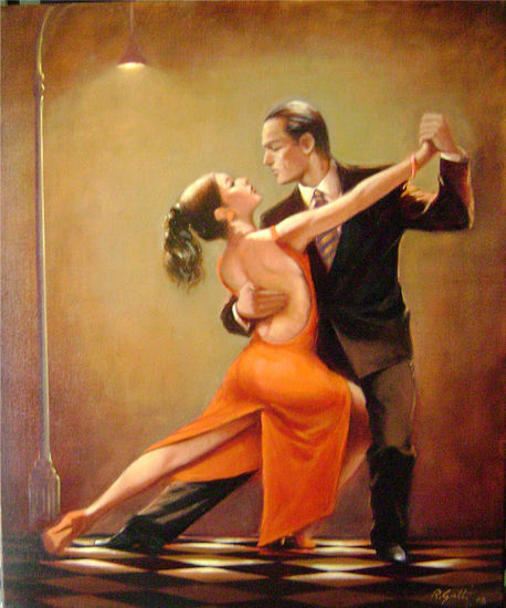 tango de nuestra tierra Oil Canvas Others