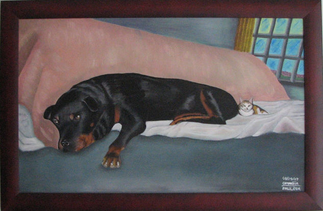 COMPAÑIA Oil Canvas Animals