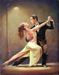 Luz de tango en baile