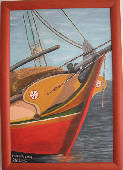 DESTINO Oil Canvas Marine Painting