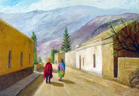 Encuentro Oil Canvas Landscaping