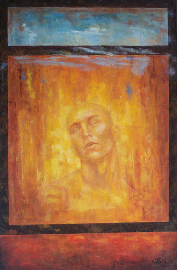 Atrapado en un Sueño Acrylic Canvas Figure Painting