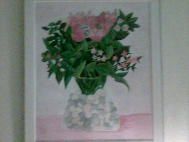 cristal y flores