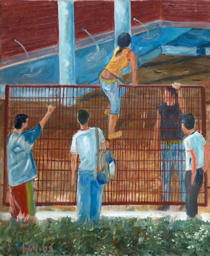 Haciendo "capona"