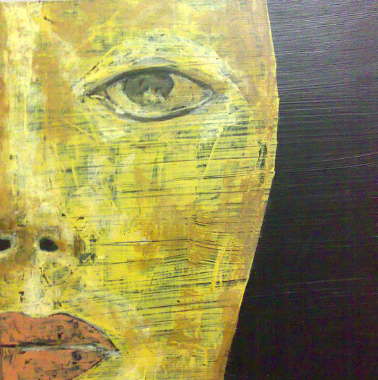 EL ROSTRO DE LA DAMA Acrylic Panel Portrait