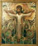 cristo en oro