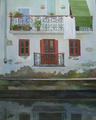 Arroyo Hondarribia Oil Canvas Landscaping