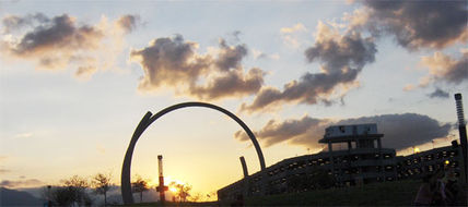 Atardecer en parque...