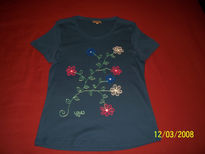 Camiseta flores