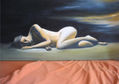 desnudo acostado